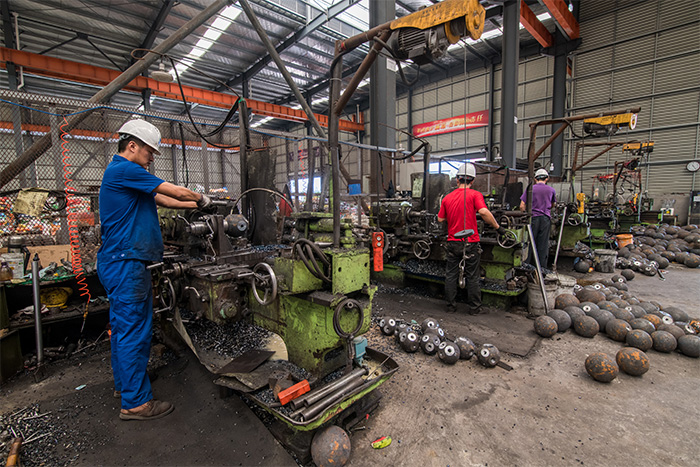 平湖网架配件车间